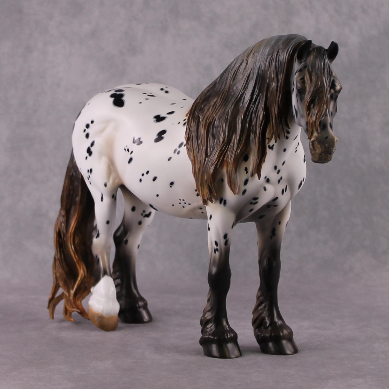 Stone Horses OOAK FCM "Letters to Li Hua" - Leopard Appaloosa Bunny by Kristen Cermele &amp; Mona Best Offer 2/04/2025