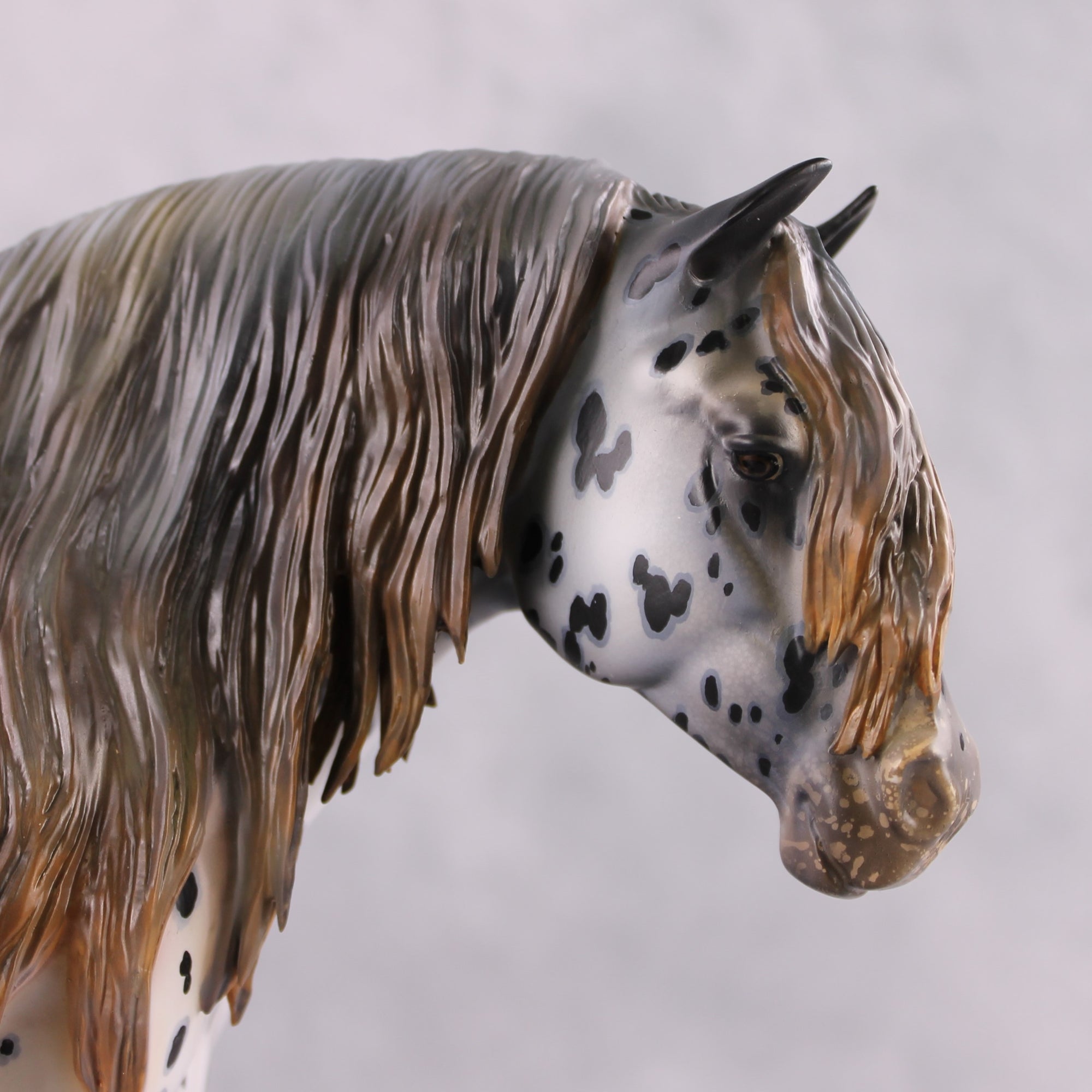 Stone Horses OOAK FCM "Letters to Li Hua" - Leopard Appaloosa Bunny by Kristen Cermele &amp; Mona Best Offer 2/04/2025