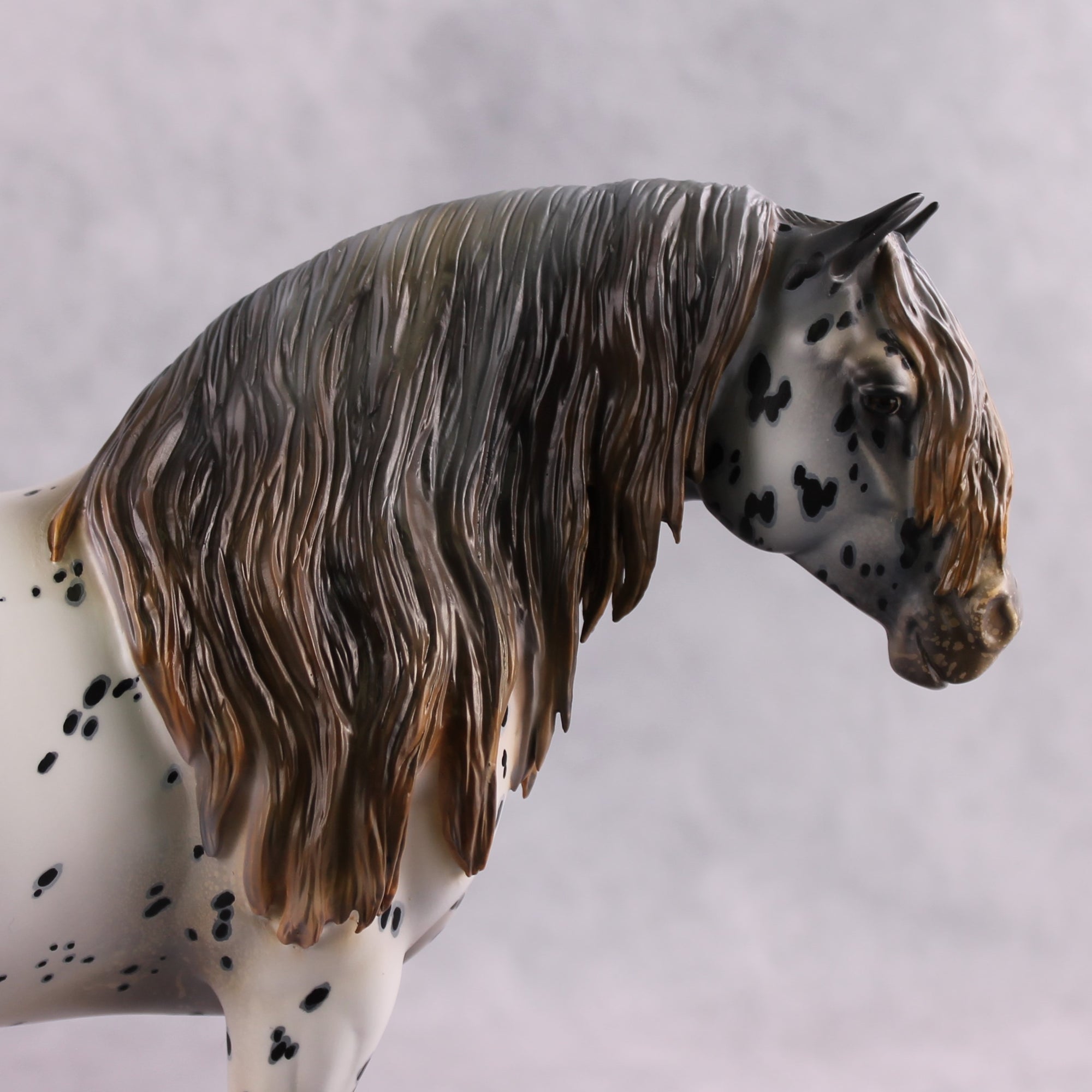 Stone Horses OOAK FCM "Letters to Li Hua" - Leopard Appaloosa Bunny by Kristen Cermele &amp; Mona Best Offer 2/04/2025