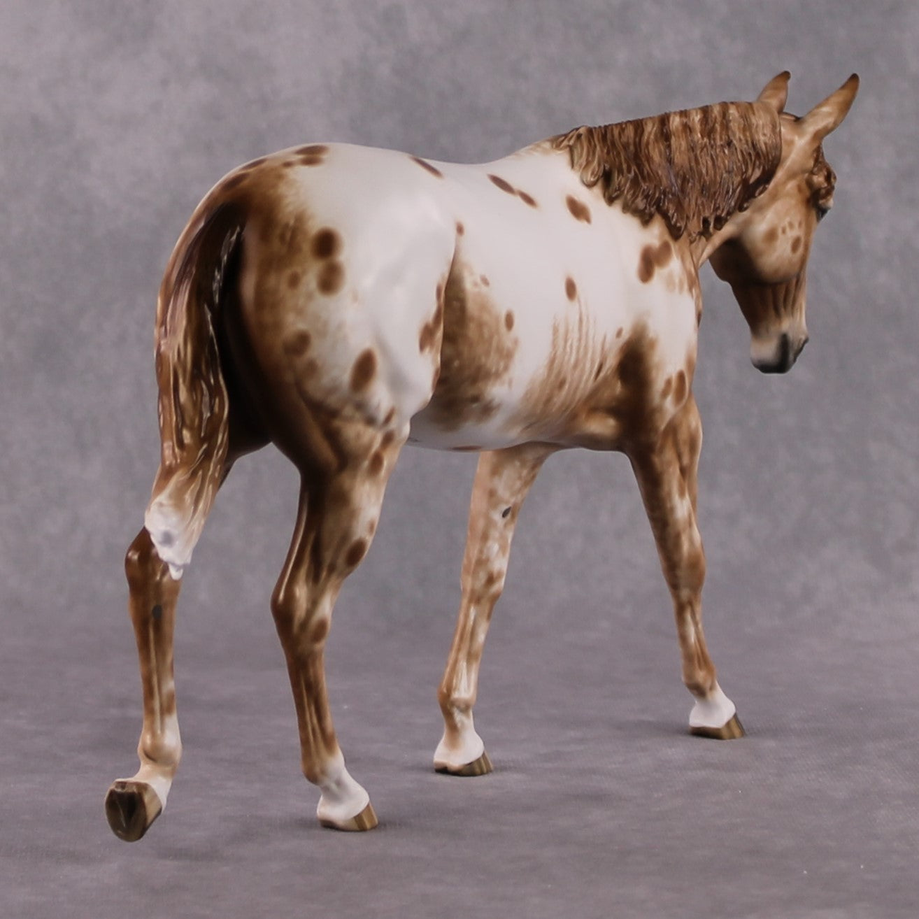 Stone Horses OOAK FCM "Hot Spots" - Appaloosa Large Mule by Sheryl Leisure &amp; Mona Best Offer 2/04/2025