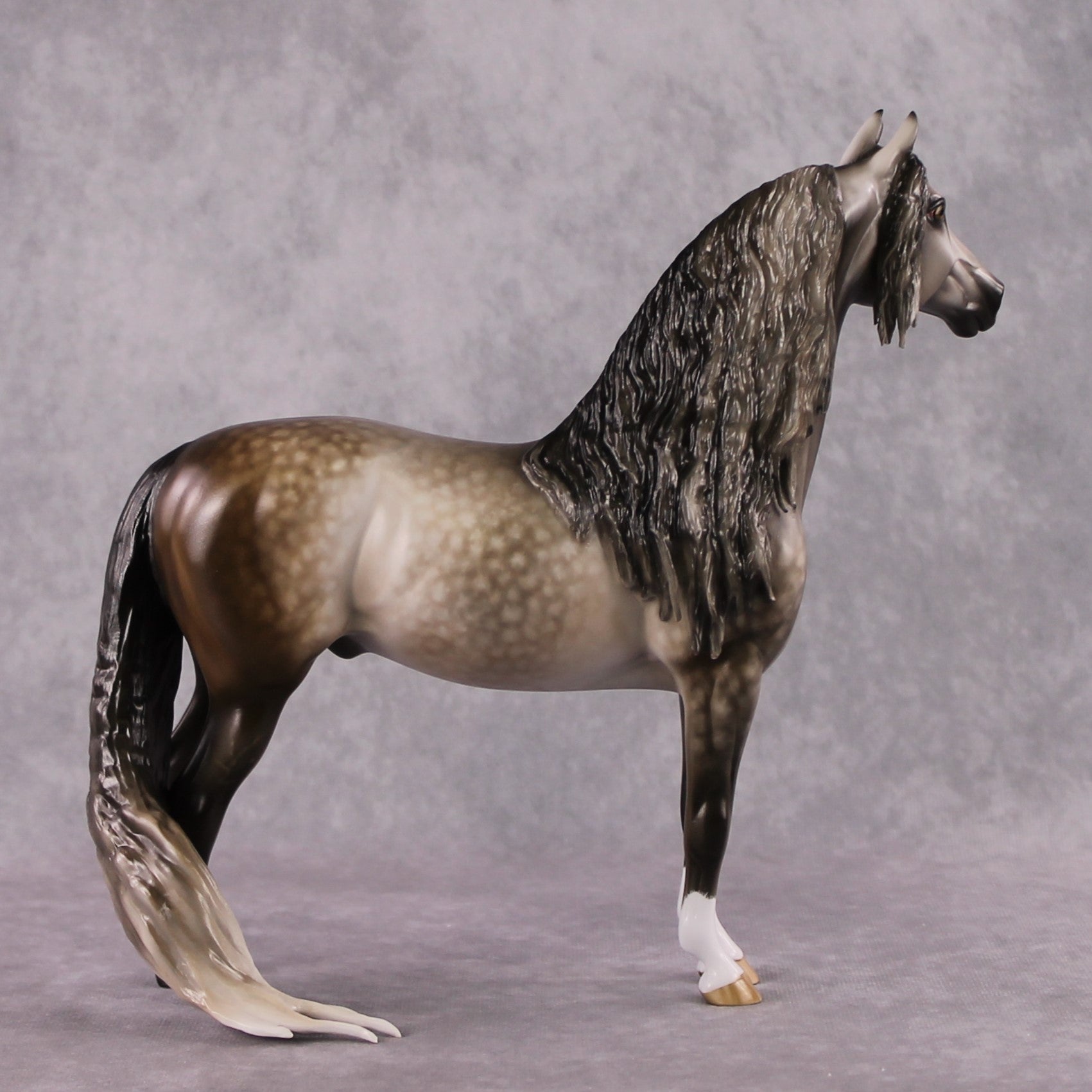 Stone Horses OOAK FCM "Resplendent" - Dapple Grey Morgan by Sheryl Leisure &amp; Mona Best Offer 2/04/2025