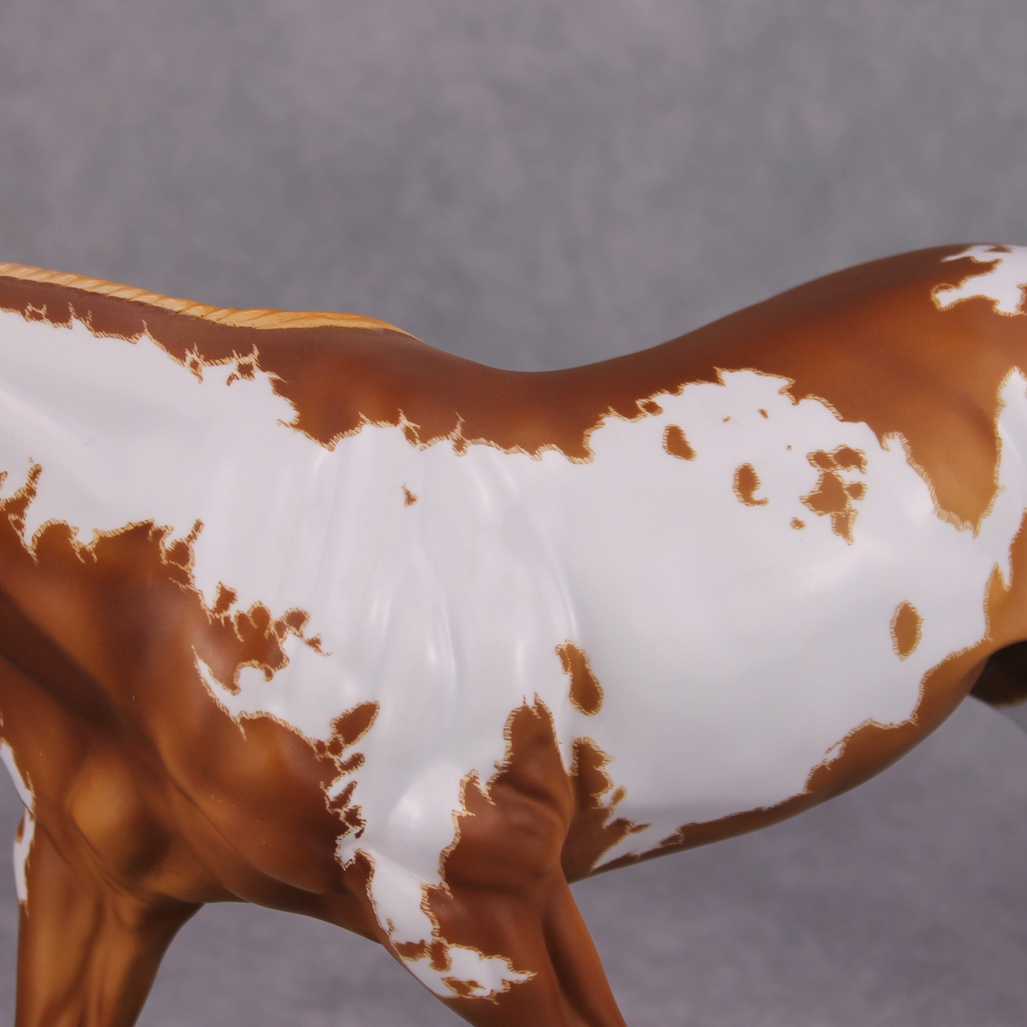 Cade OOAK Flaxen Chestnut Frame Overo Custom Running Stock Horse By Caroline Boydston - Best Offer 10/15/24