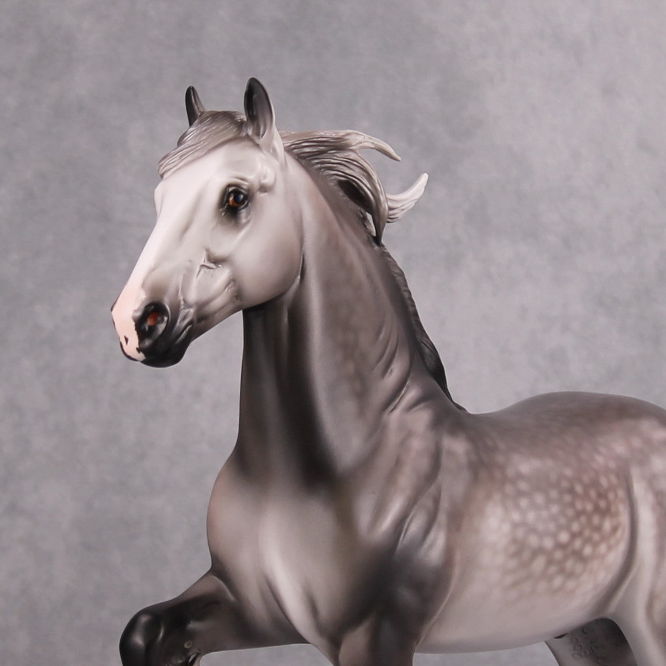 Pye OOAK Dappled Grey Custom Trotting Drafter By Caroline Boydston - Best Offer 12/3/24