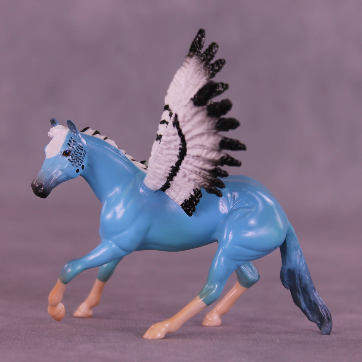 Langston Flew FCM OOAK Chip Cutting Horse by Angela Marleau and Matt Samuels FTF26