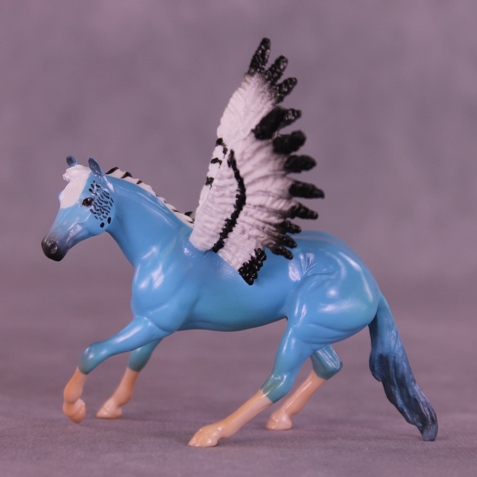 Langston Flew FCM OOAK Chip Cutting Horse by Angela Marleau and Matt Samuels FTF26