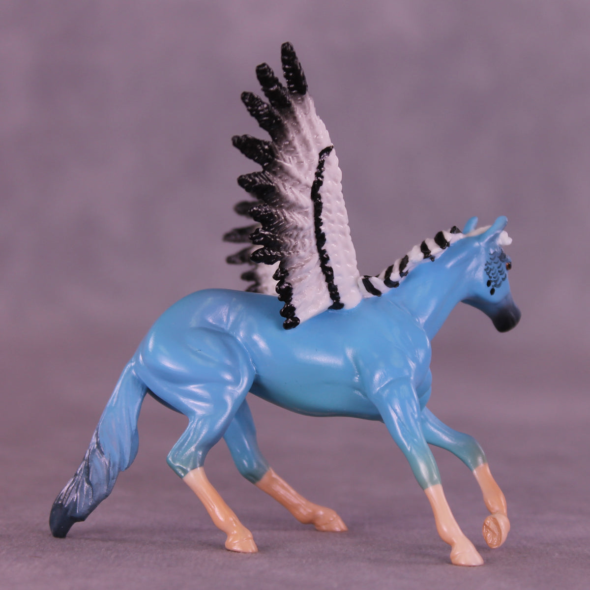Langston Flew FCM OOAK Chip Cutting Horse by Angela Marleau and Matt Samuels FTF26