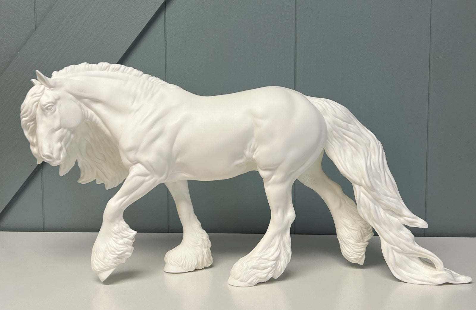 Resin Irish Cob with Chipped Ear - SAMPLE & OOAK SALE APRIL 2024 SS424