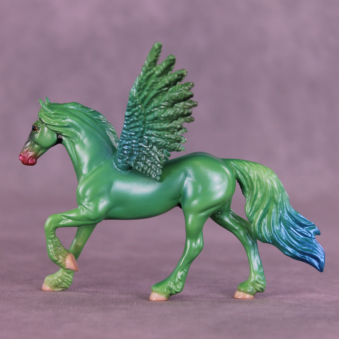 Flock Hudson FCM OOAK Chip Friesian by Angela Marleau and Matt Samuels FTF26