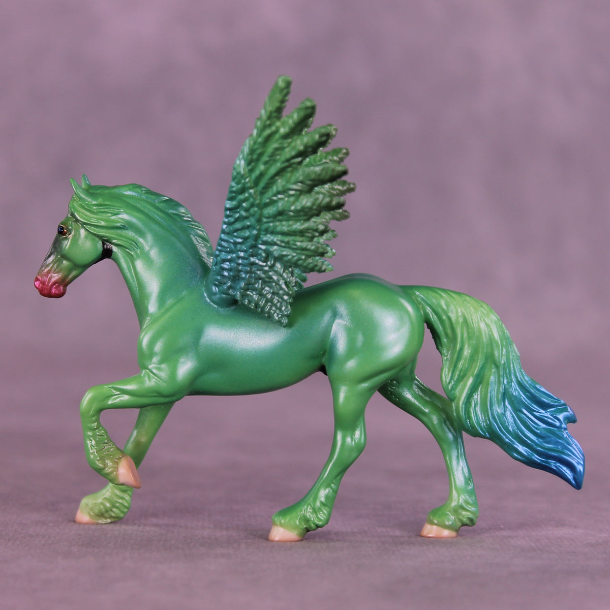 Flock Hudson FCM OOAK Chip Friesian by Angela Marleau and Matt Samuels FTF26