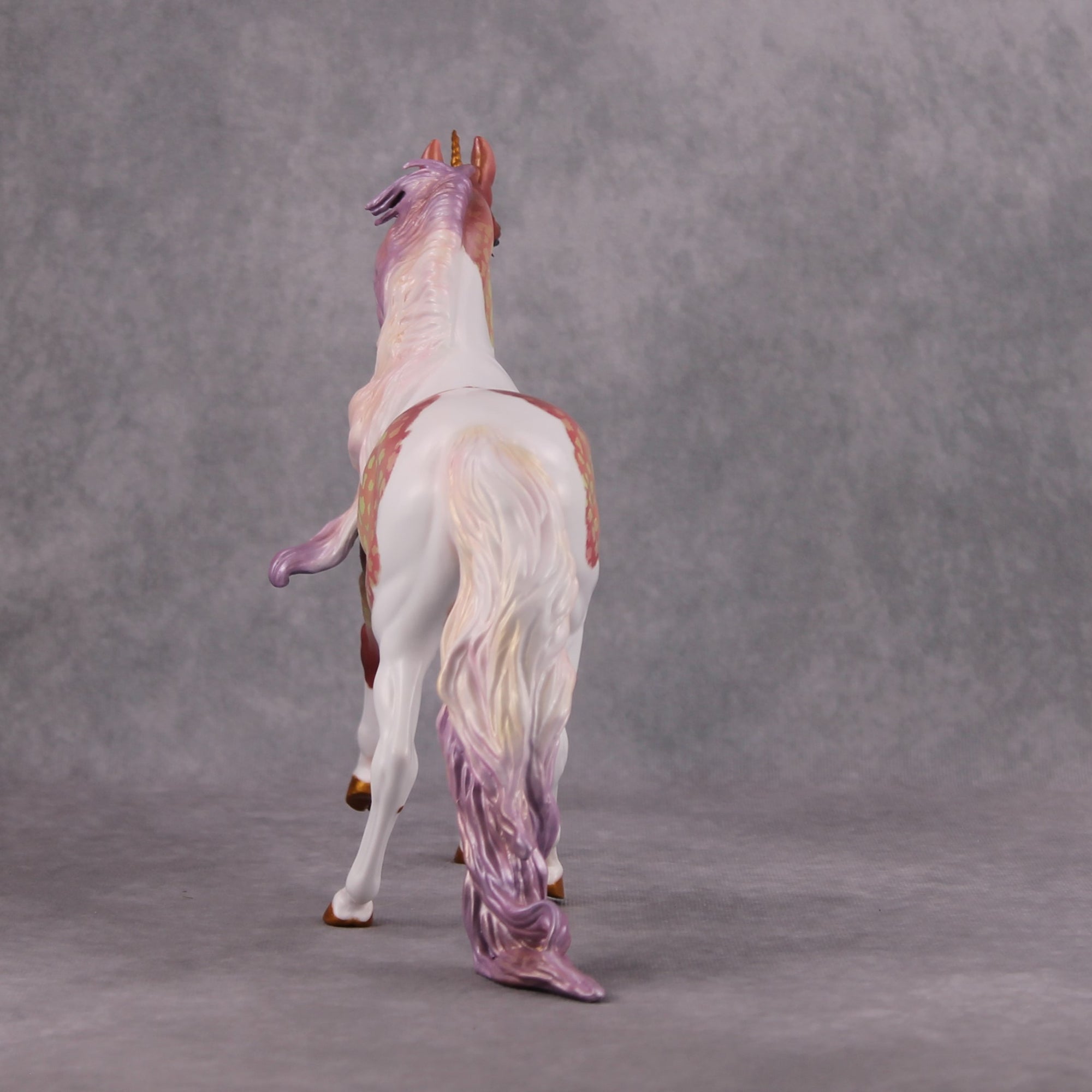 Let Them Eat Cotton Candy OOAK Deco Custom Arab Mare Unicorn By Kristen Cermele Model Horse Place 12/3/24