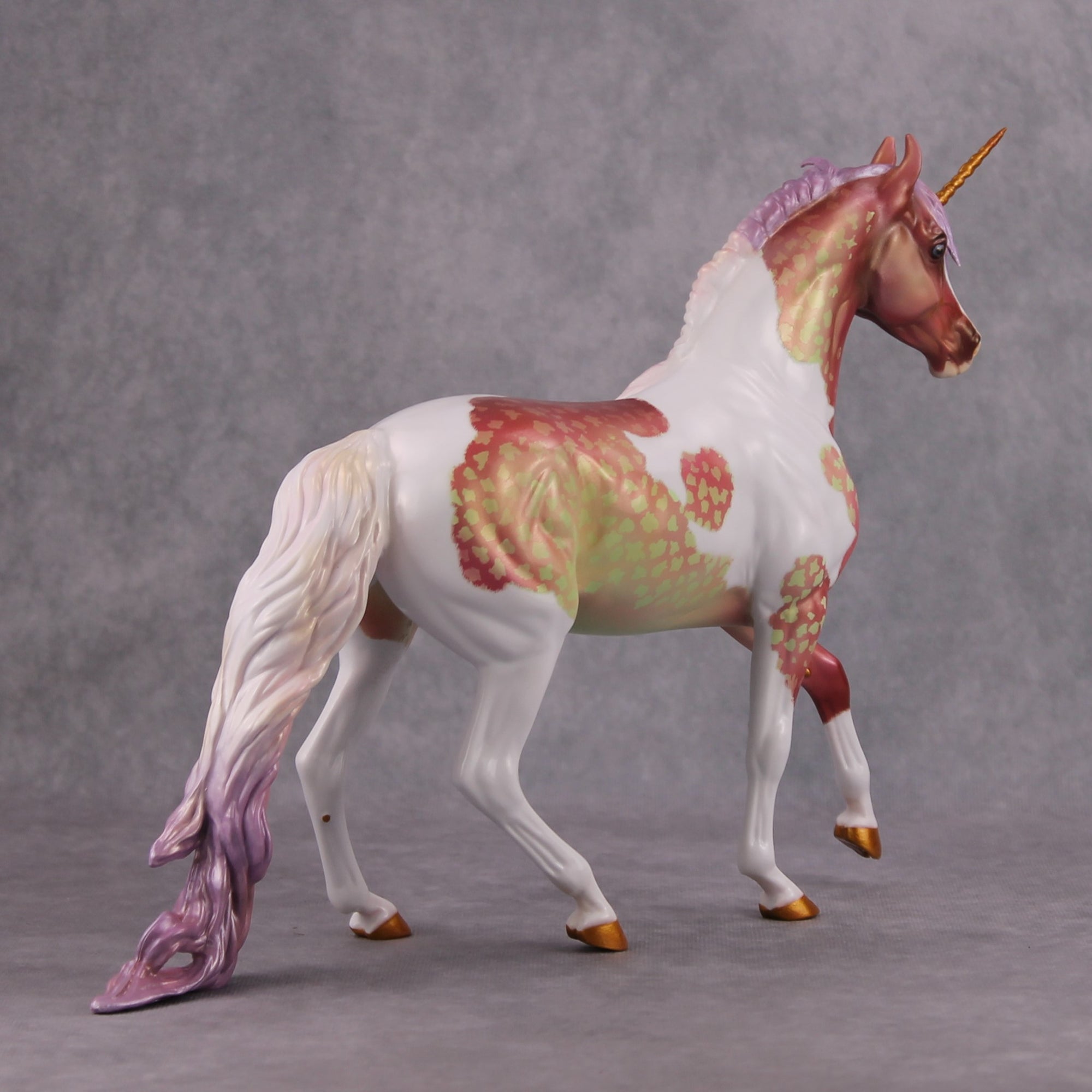 Let Them Eat Cotton Candy OOAK Deco Custom Arab Mare Unicorn By Kristen Cermele Model Horse Place 12/3/24