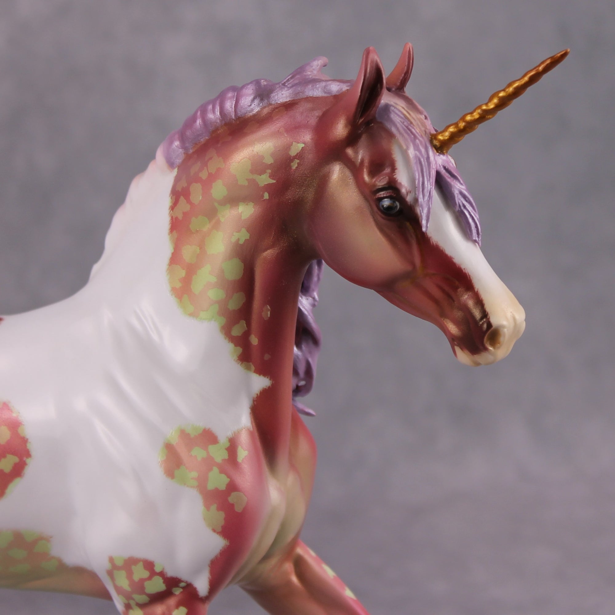 Let Them Eat Cotton Candy OOAK Deco Custom Arab Mare Unicorn By Kristen Cermele Model Horse Place 12/3/24