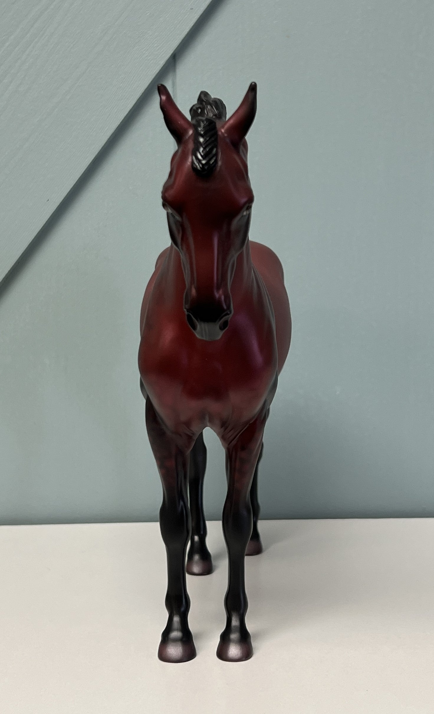 SAMPLE Love Potion 0 Dappled Red Andalusian with Brand Deco by Ellen Robbins April Sample and OOAK Sale SS424