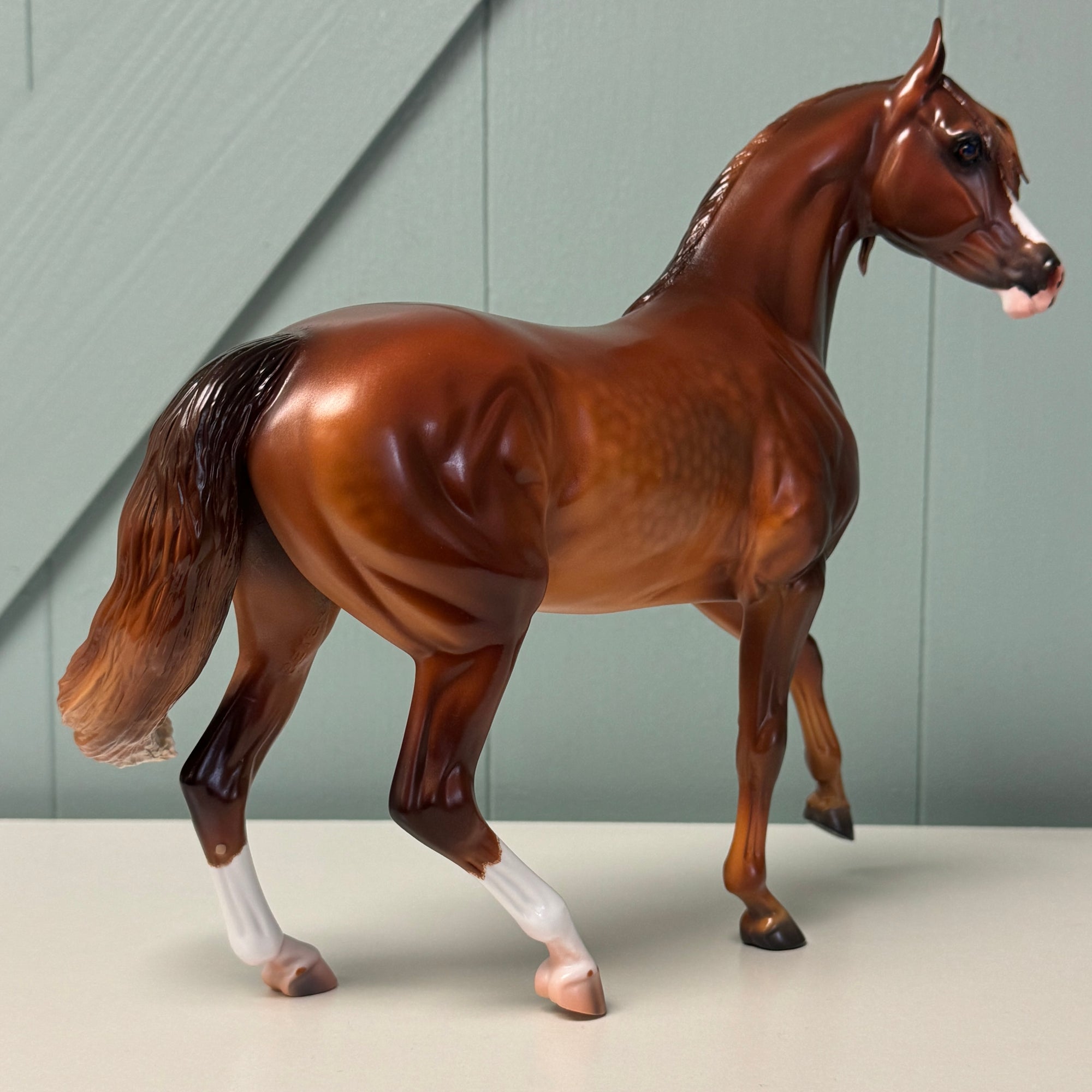 Mascherone OOAK Custom Dappled Chestnut Arabian Mare By Caroline Boydston Best Offers