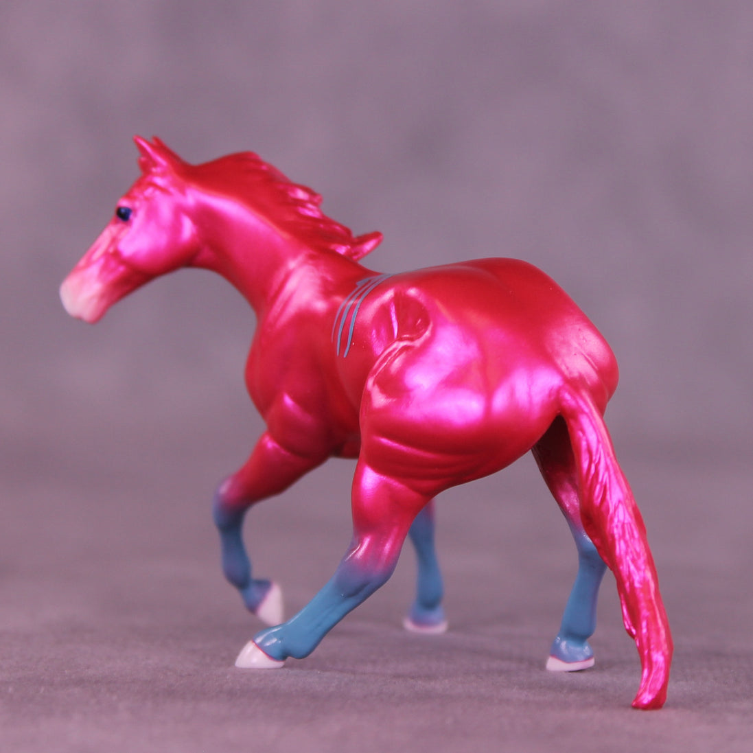 Bowie OOAK Chip Cutting Horse by Angela Marleau VTV26