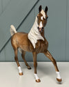 Glimmer  Extra Dappled Palomino Arabian Mare by Julie Keim April Sample and OOAK Sale SS424