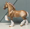 Guy On The Chiefs Extra  Custom Dappled Palomino Trotting Drafter By Julie Keim April Sample and OOAK Sale SS424