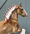 Guy On The Chiefs Extra  Custom Dappled Palomino Trotting Drafter By Julie Keim April Sample and OOAK Sale SS424