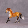&quot;Tod&quot; LE-3 Friesian Chip by Jess Hamill - Menagerie Series