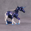 Sorka OOAK Deco Blue Purple Unicorn Custom Cutter Chip By Kristen Cermele SS1024