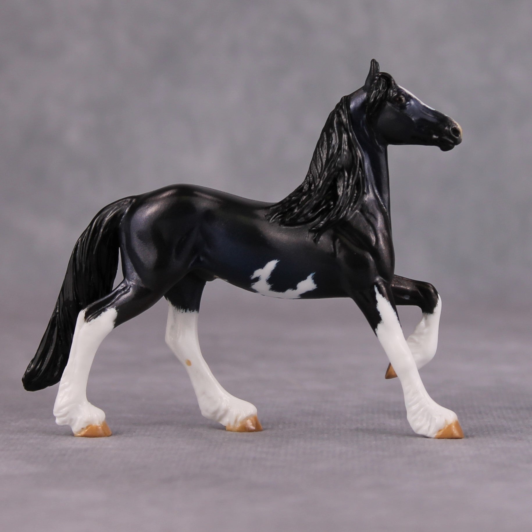 Lanners OOAK Sabino Friesian & Morgan Custom Chip By Kristen Cermele SS1024