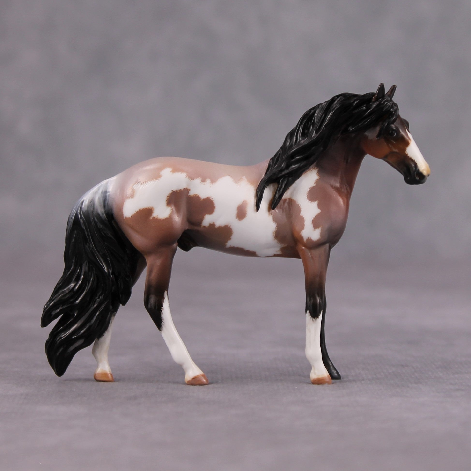 Wisonia OOAK Bay Roan Overo Custom Andalusian Chip By Kristen Cermele MM24 Best Offer