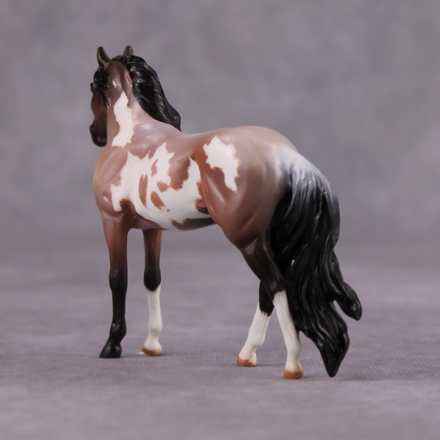 Wisonia OOAK Bay Roan Overo Custom Andalusian Chip By Kristen Cermele MM24 Best Offer