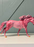 Sisto OOAK Custom Dappled Pink Deco Running Stock Horse Mare By Caroline Boydston Best Offers