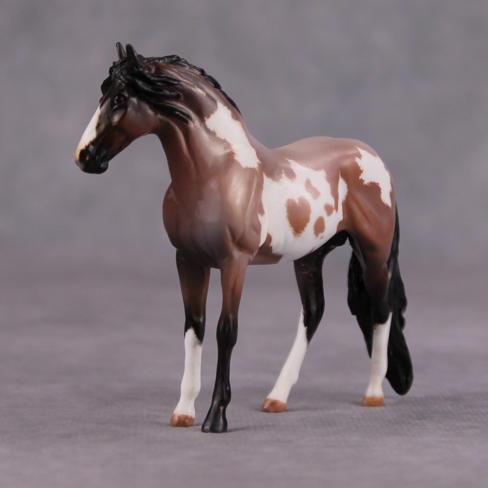 Wisonia OOAK Bay Roan Overo Custom Andalusian Chip By Kristen Cermele MM24 Best Offer