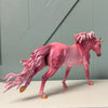 Sisto OOAK Custom Dappled Pink Deco Running Stock Horse Mare By Caroline Boydston Best Offers