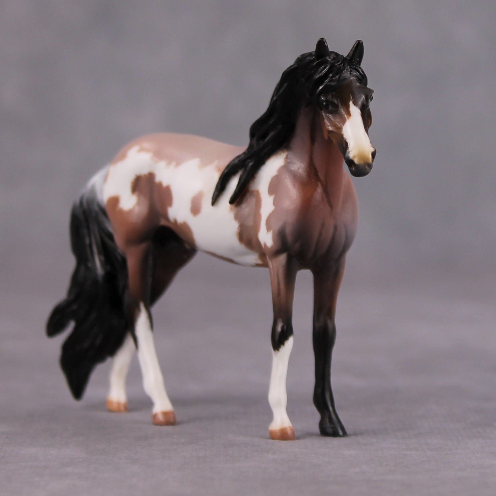Wisonia OOAK Bay Roan Overo Custom Andalusian Chip By Kristen Cermele MM24 Best Offer