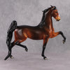 &quot;Fairer Than Thou&quot; SAMPLE Deco Dapple Bay Saddlebred W/ Pinned Ears By Ellen Robbins