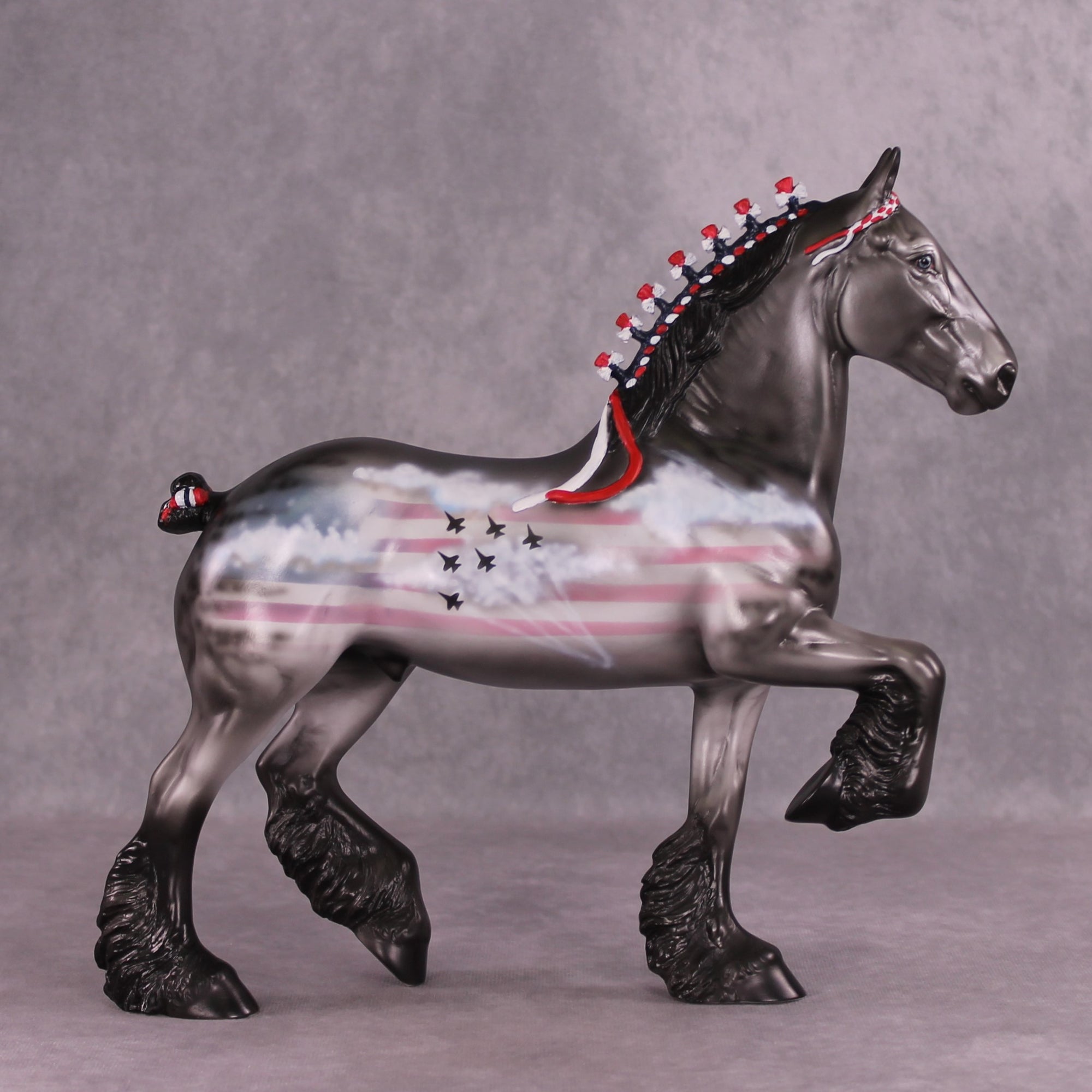 &quot;Mory&quot; OOAK FCM Trotting Drafter by Dawn Quick SHCF25OS