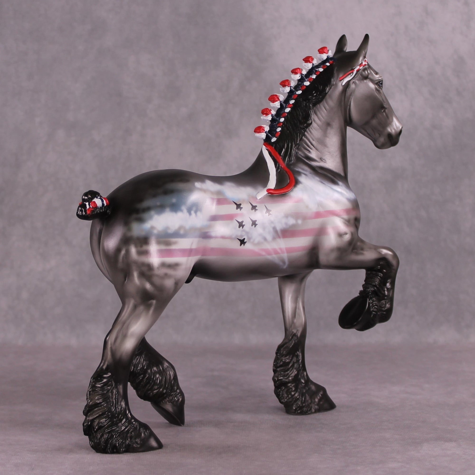 &quot;Mory&quot; OOAK FCM Trotting Drafter by Dawn Quick SHCF25OS