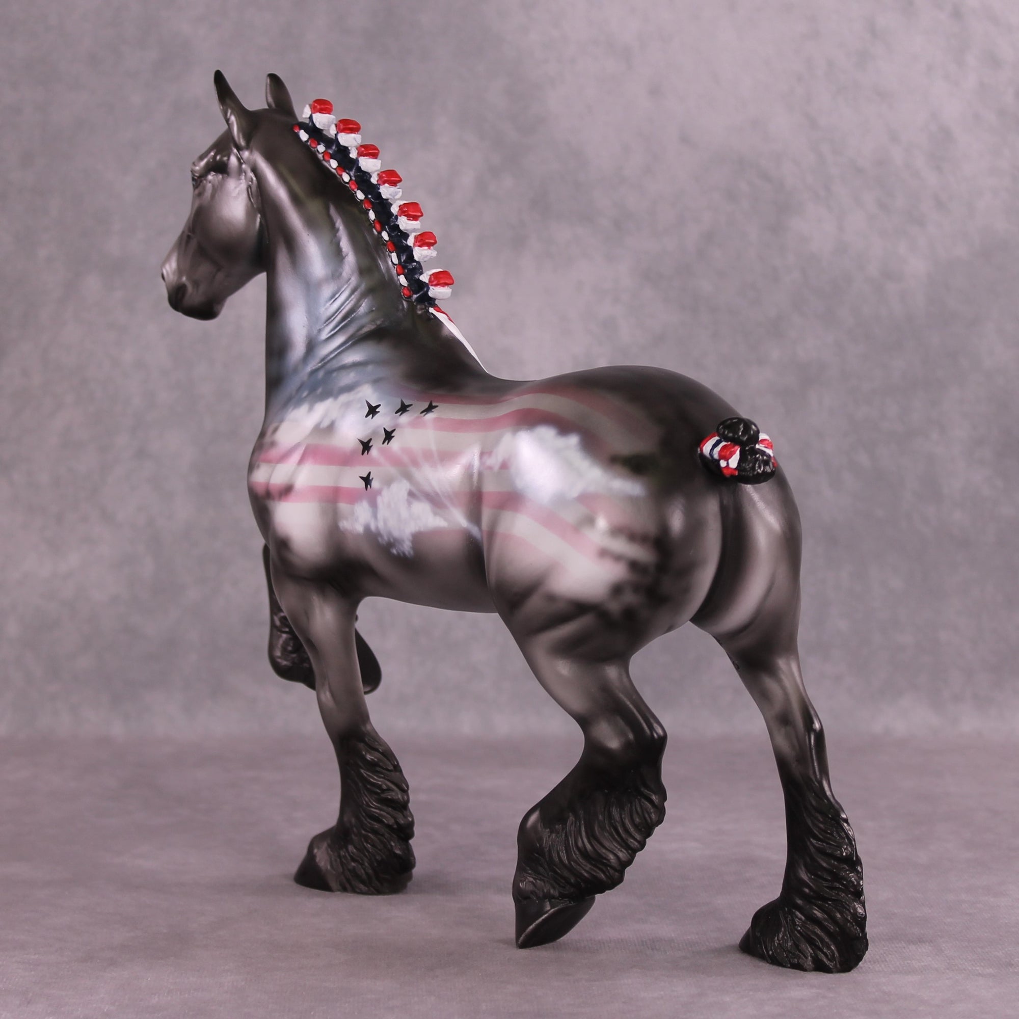 &quot;Mory&quot; OOAK FCM Trotting Drafter by Dawn Quick SHCF25OS