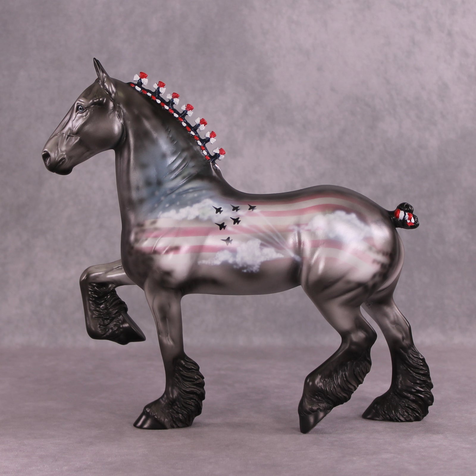 "Mory" OOAK FCM Trotting Drafter by Dawn Quick SHCF25OS