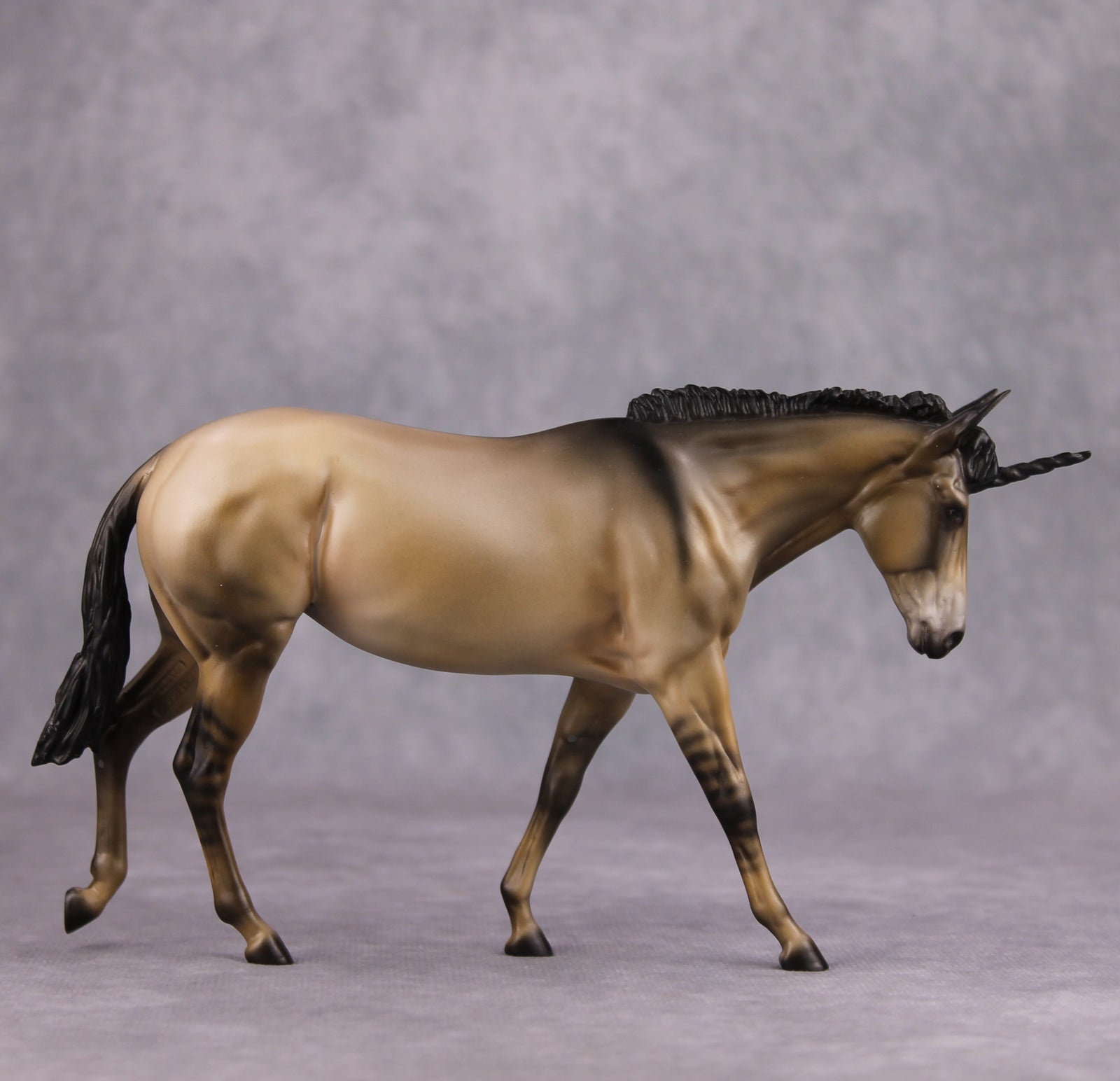Dune OOAK Dun Pebble Mule Unicorn By Jess Hamill MM24 MHP Auction
