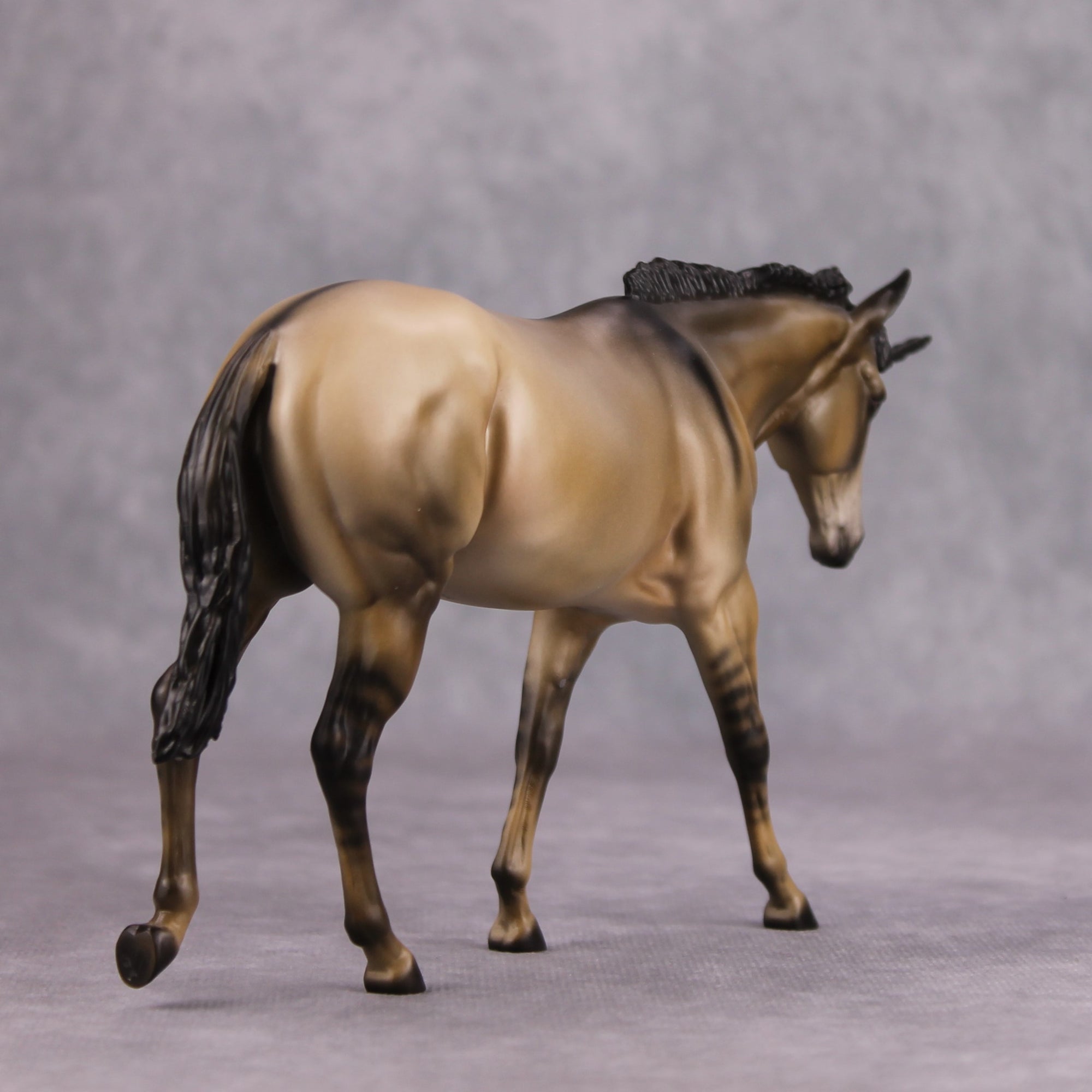 Dune OOAK Dun Pebble Mule Unicorn By Jess Hamill MM24 MHP Auction
