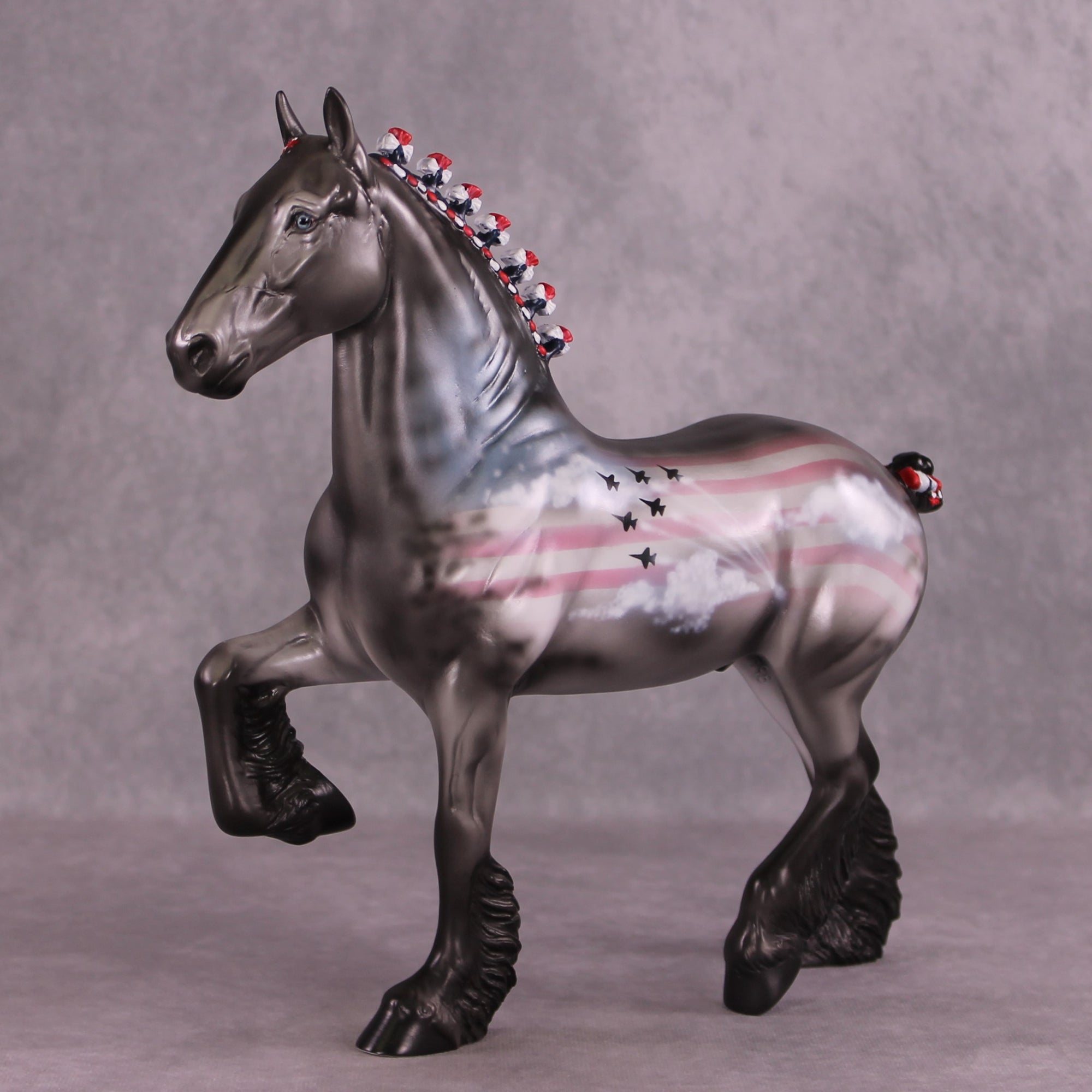 &quot;Mory&quot; OOAK FCM Trotting Drafter by Dawn Quick SHCF25OS