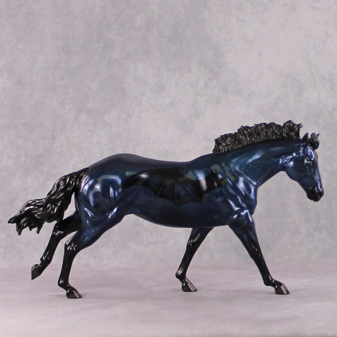 "Universal Villain" SAMPLE Blue/Teal Halo Remington By Ellen Robbins