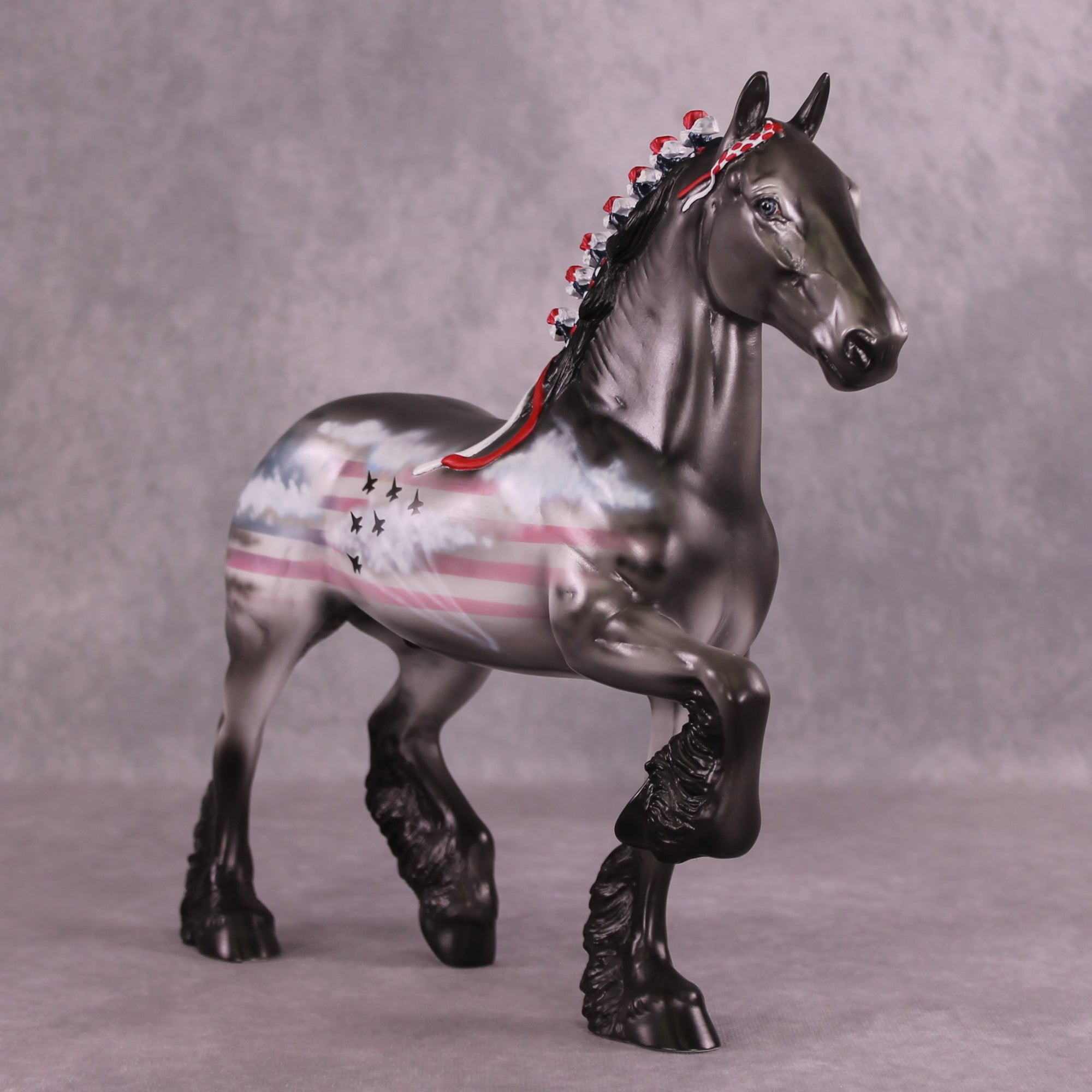 &quot;Mory&quot; OOAK FCM Trotting Drafter by Dawn Quick SHCF25OS