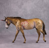 Dun-Dead OOAK Dun Zombie Deco Pebble Mule Unicorn By Jess Hamill MM24
