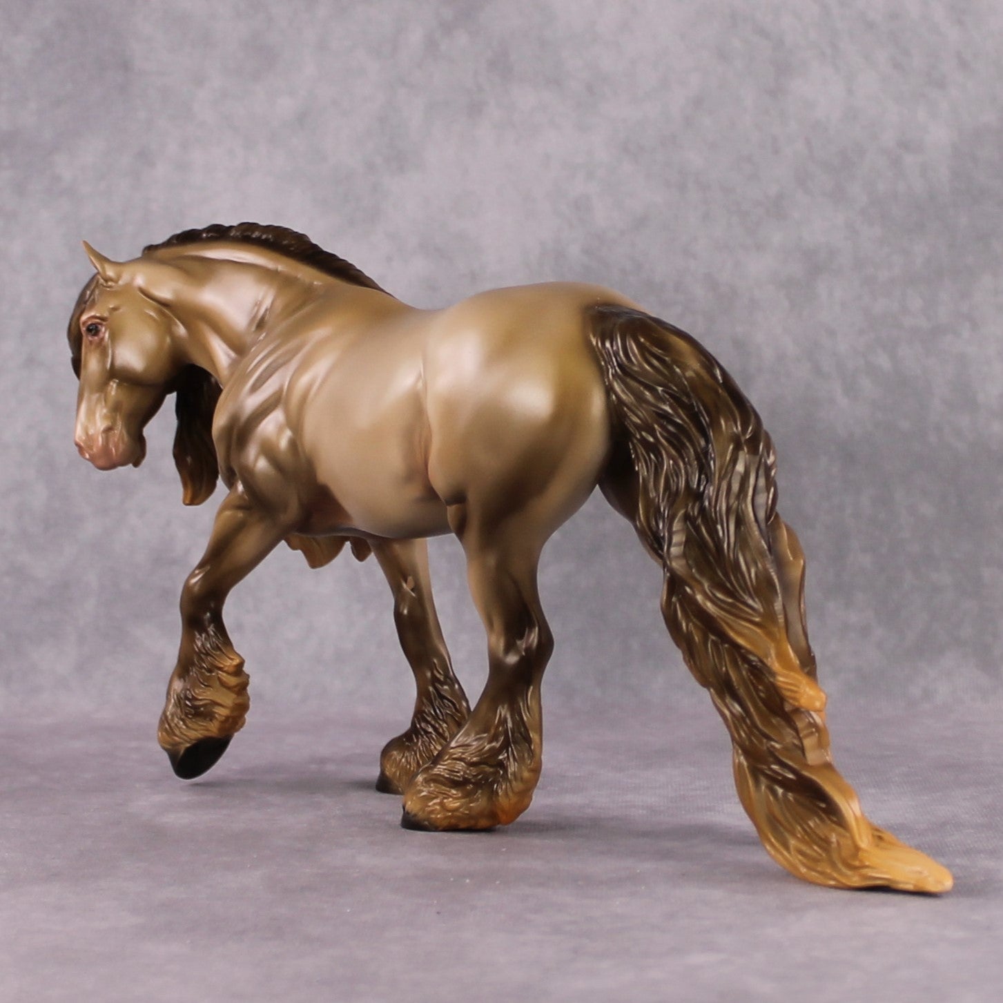 "Lion - Kindness Worth Giving" SAMPLE Double Pearl Black Deco Irish Cob By Ashley Palmer