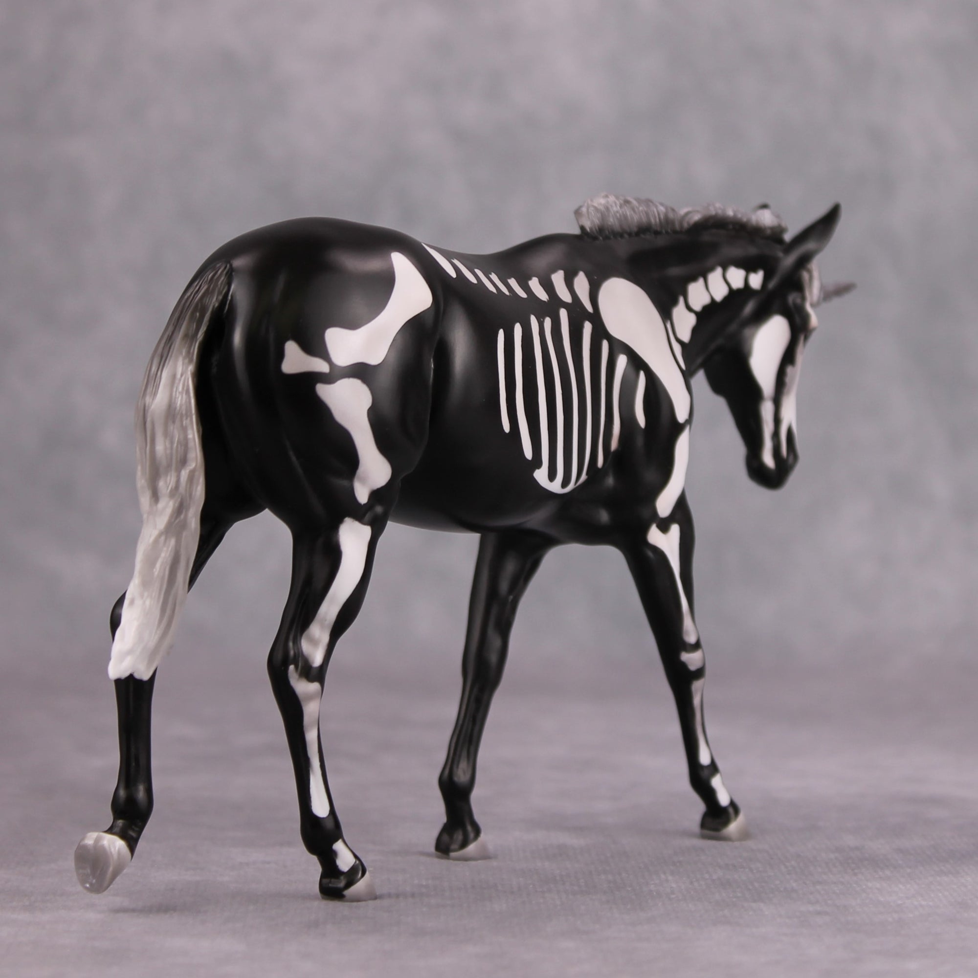 Exo OOAK Skelton Pebble Mule Unicorn By Jess Hamill MM24