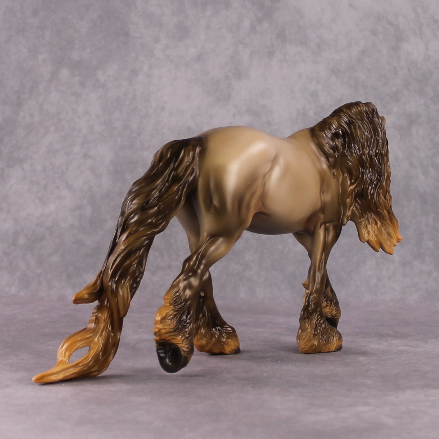 "Lion - Kindness Worth Giving" SAMPLE Double Pearl Black Deco Irish Cob By Ashley Palmer