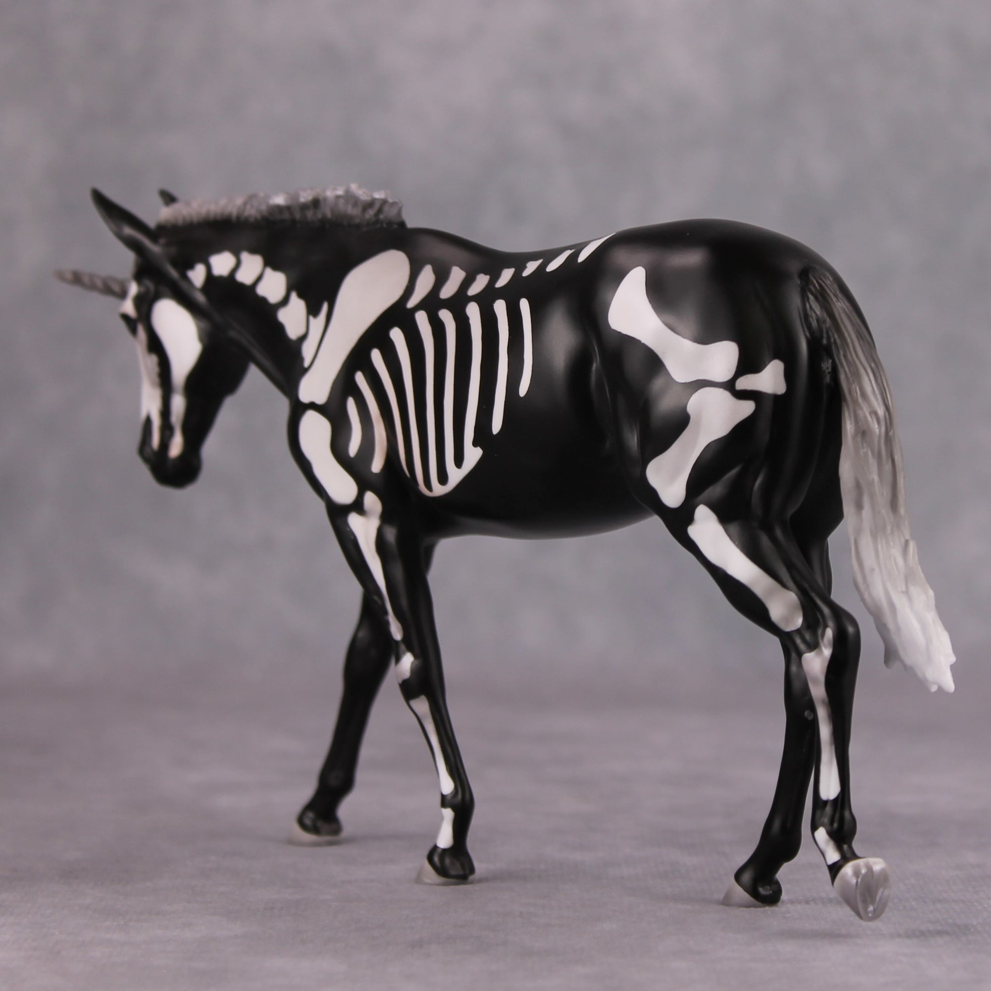 Exo OOAK Skelton Pebble Mule Unicorn By Jess Hamill MM24