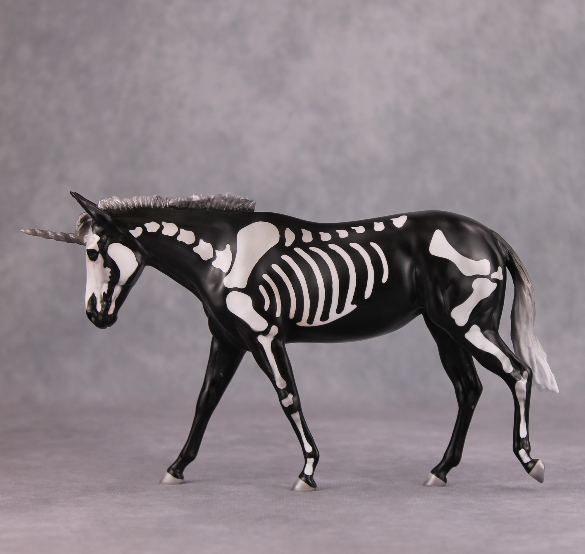 Exo OOAK Skelton Pebble Mule Unicorn By Jess Hamill MM24