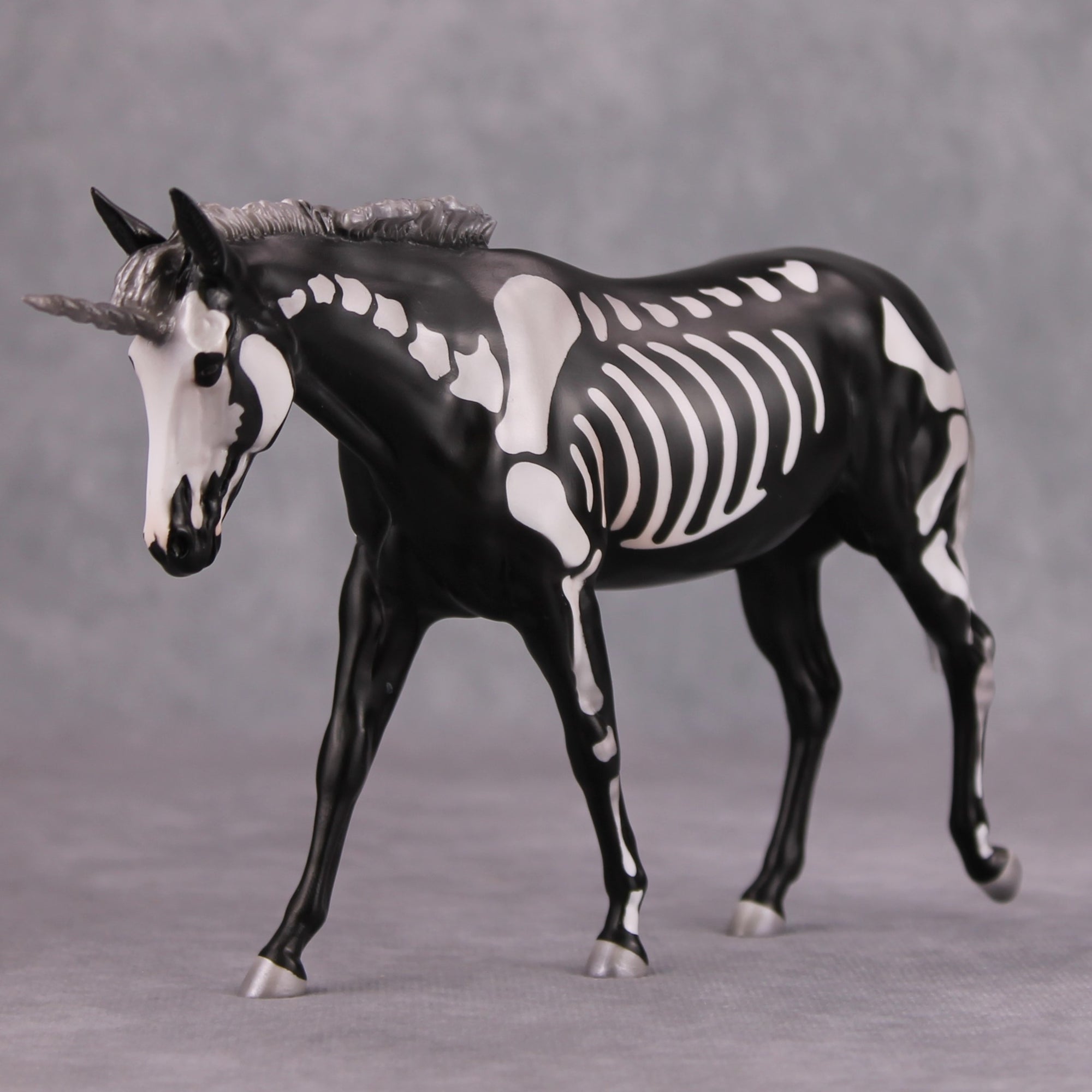 Exo OOAK Skelton Pebble Mule Unicorn By Jess Hamill MM24