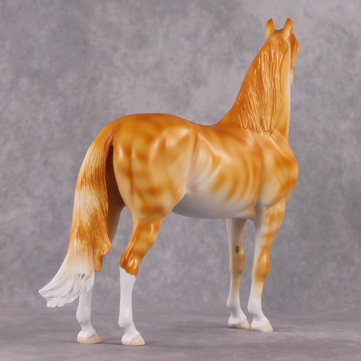 "Puss In Boots" SAMPLE Orange Mackerel Tabby Cat Inspired Deco Custom Morgan By Jess Hamill