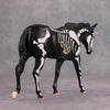 Candycorn Fiend OOAK Deco Skeleton Candy Corn Pebble Mule Unicorn By Jess Hamill MM24 Online Drawing